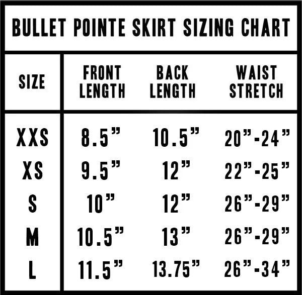 Bullet Pointe Skirt