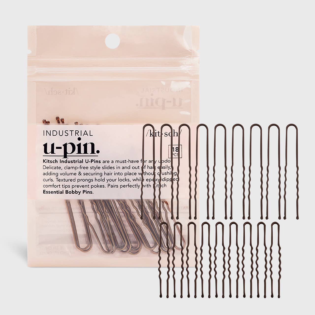 KITSCH - KitschPRO U Pins - Brown