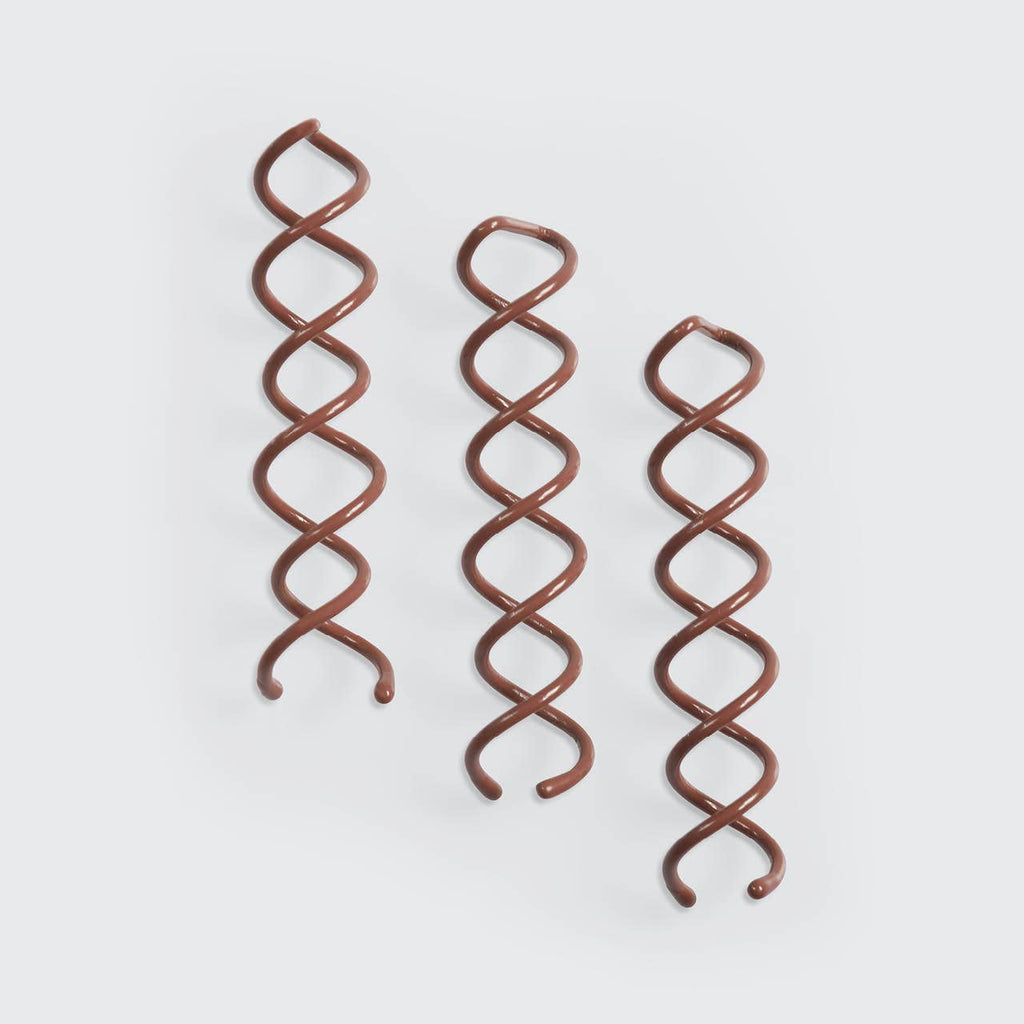 KITSCH - Bun Twist 3pc - Brown