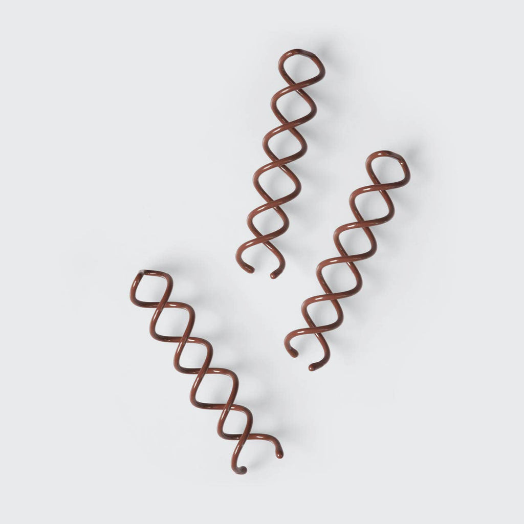 KITSCH - Bun Twist 3pc - Brown