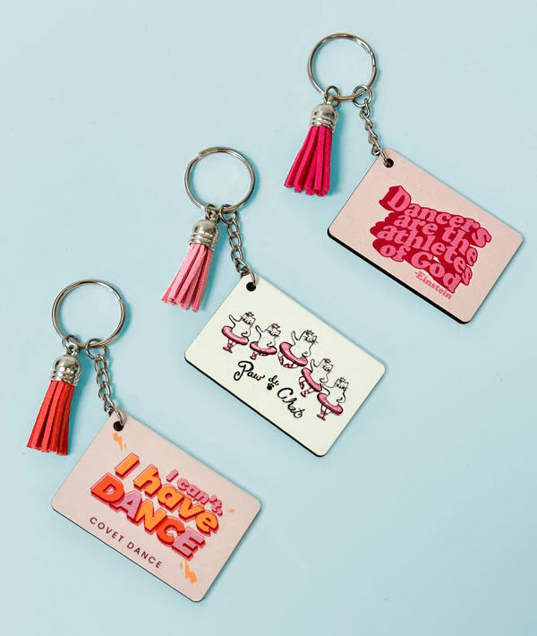 Covet Dance Dancer Keychain with Tassel