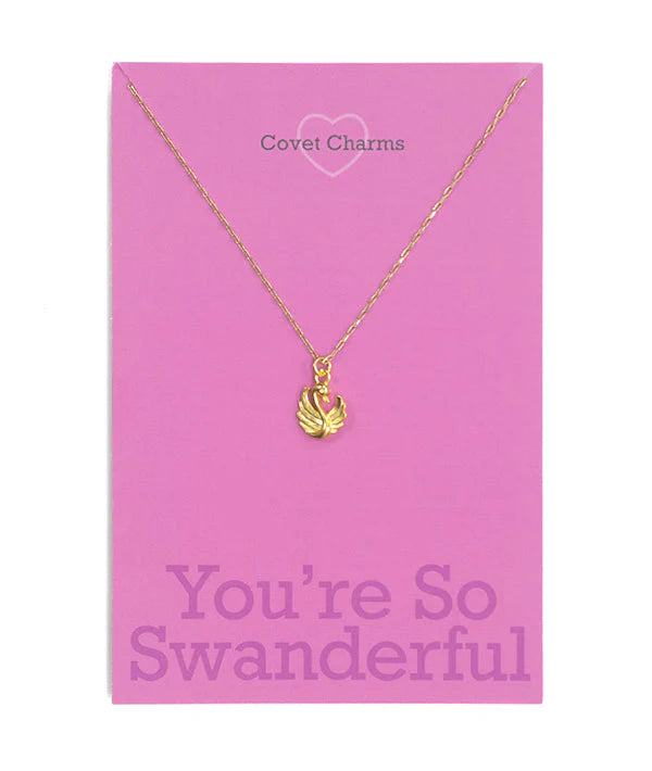 Covet Dance You're So Swanderful Necklace