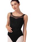 Bloch Isabella Embroidered Corset Tank Leotard