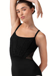 Bloch Mia Embroidered Camisole Corset Leotard