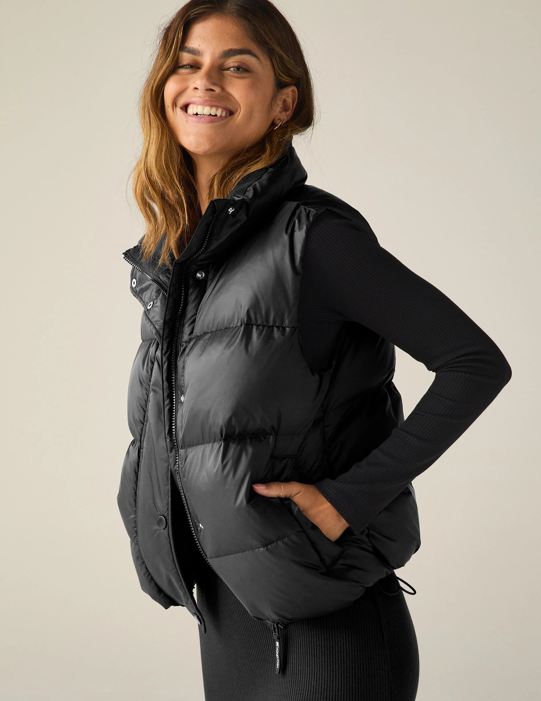 Beyond Yoga Big Cozy Puffer Vest