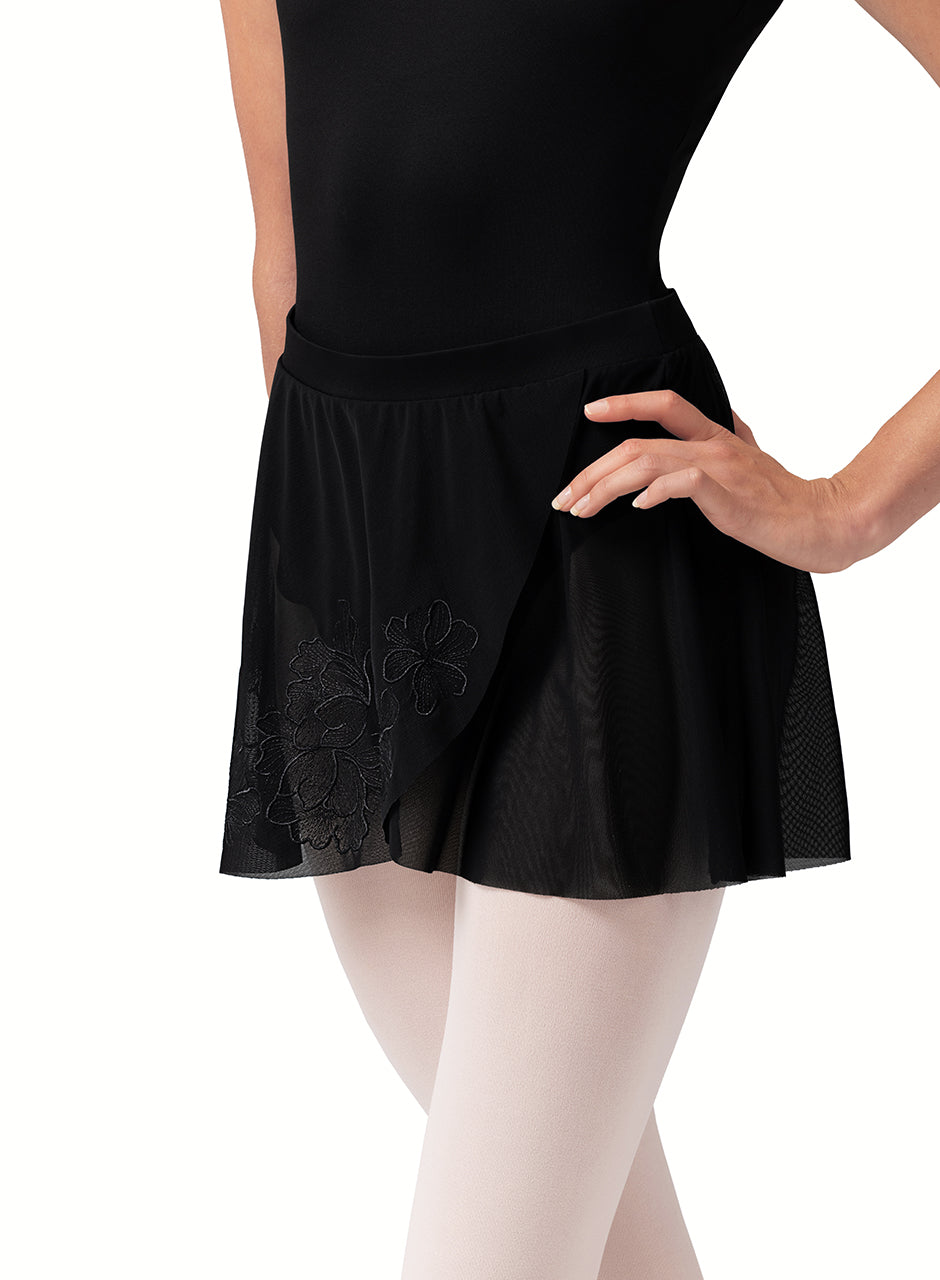 Bloch Zoe Embroidered Pull On Skirt