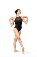Mirella Majesty Lace Halter Leotard