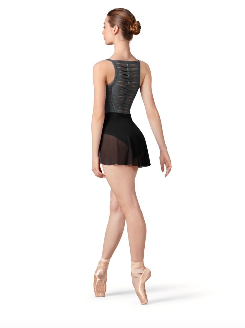 Bloch Twist Mesh Pull On Skirt