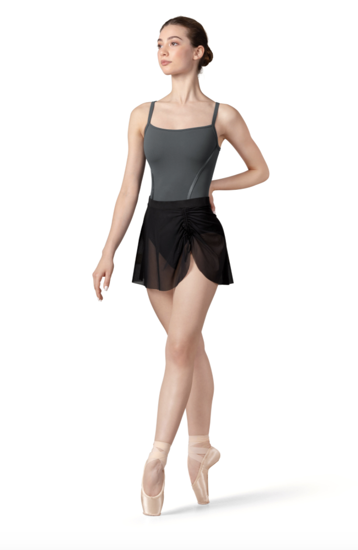 Bloch Twist Mesh Pull On Skirt