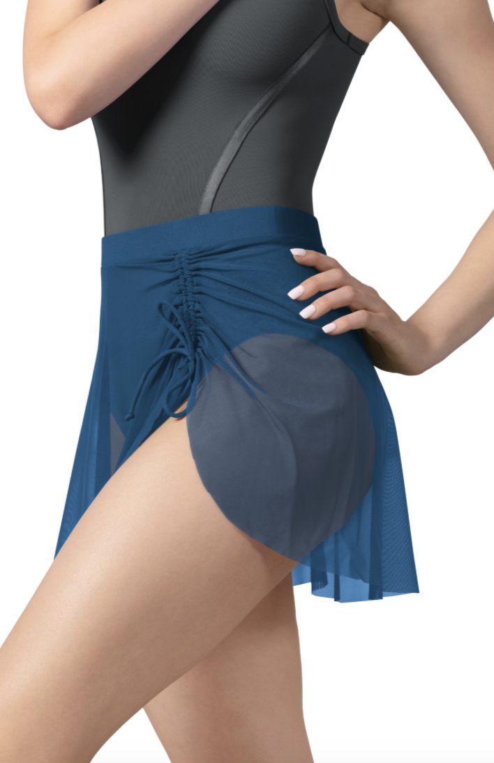 Bloch Twist Mesh Pull On Skirt