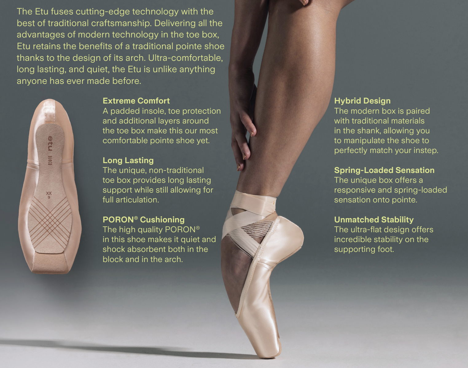Bloch ETU Suede Toe Pointe Shoe