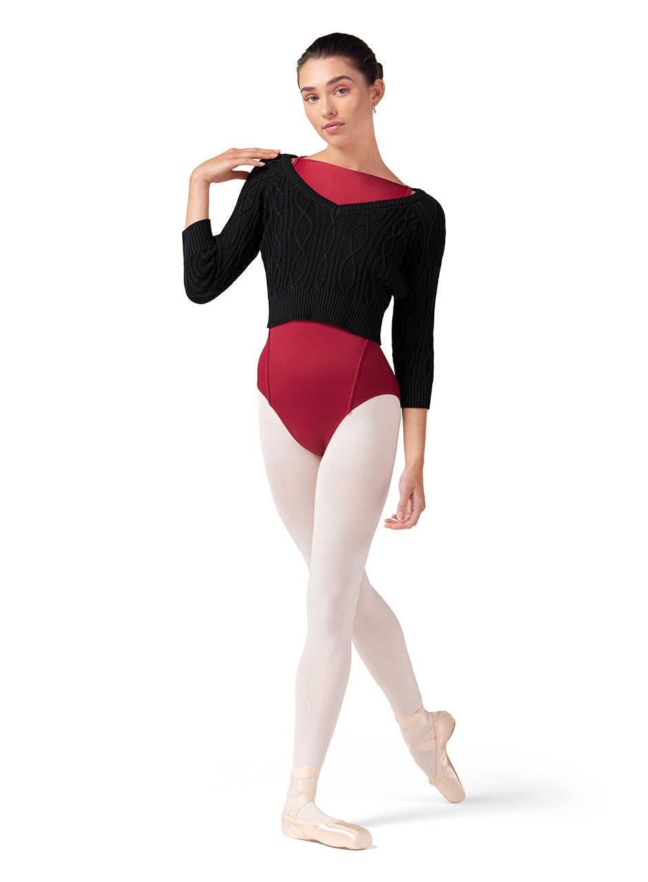 Bloch Bianca V-Neck Knit Sweater