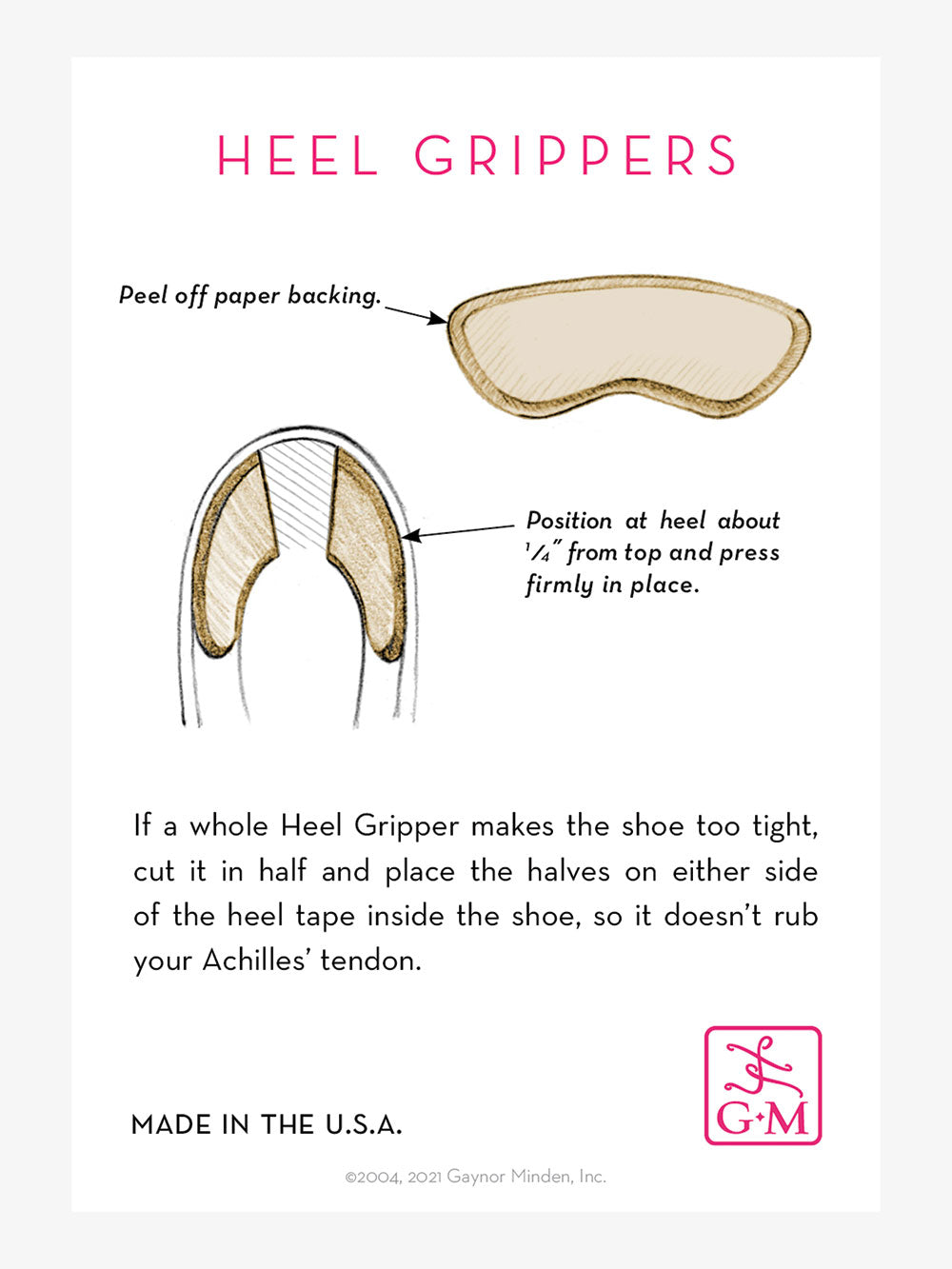 Gaynor Minden Heel Grippers