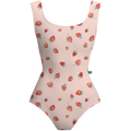Lucky Leo Pink Strawberries Leotard
