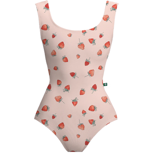 Lucky Leo Pink Strawberries Leotard