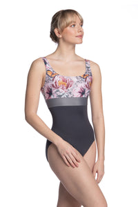 Ainsliewear Manon Leotard with Butterfly Bloom Print