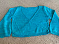 DBD Wrap Front Merino Wool Sweater