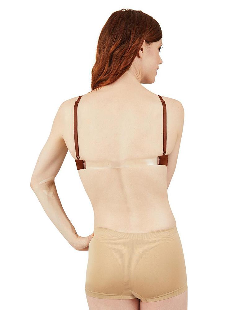 Capezio Clear Back Bandeau Bra
