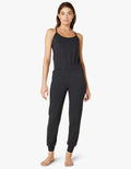 Beyond Yoga Heather Rib Lounge Around Jumpsuit