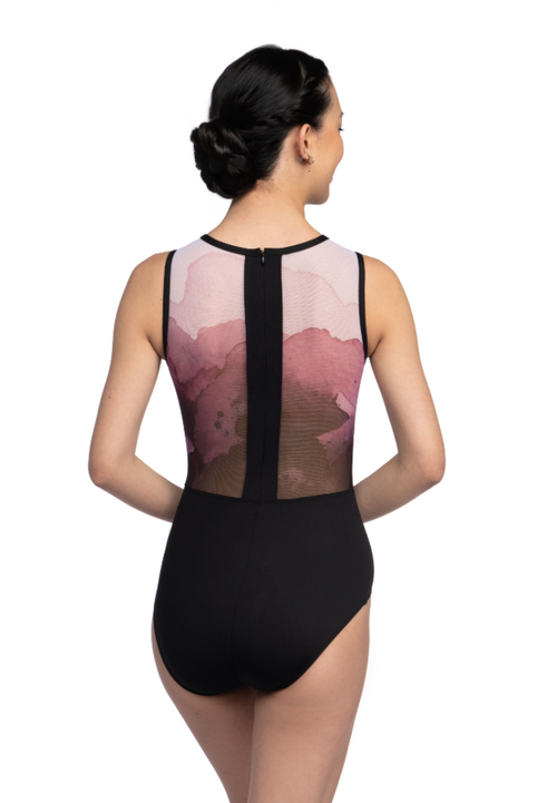 Ainsliewear Melanie Leotard with Aura Print