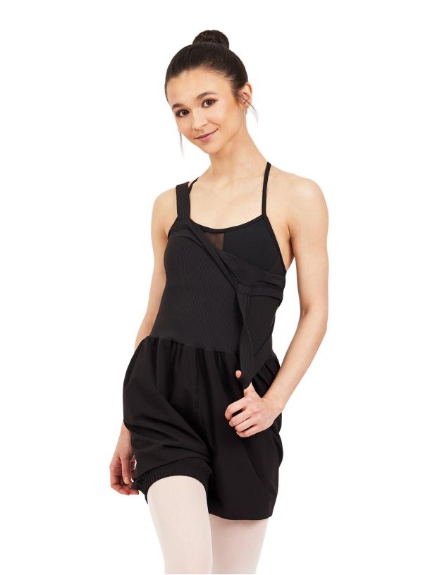 Capezio Elegant Contour Warmup Romper