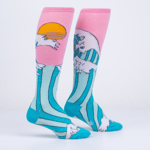 Sock It To Me Knee High The Wave